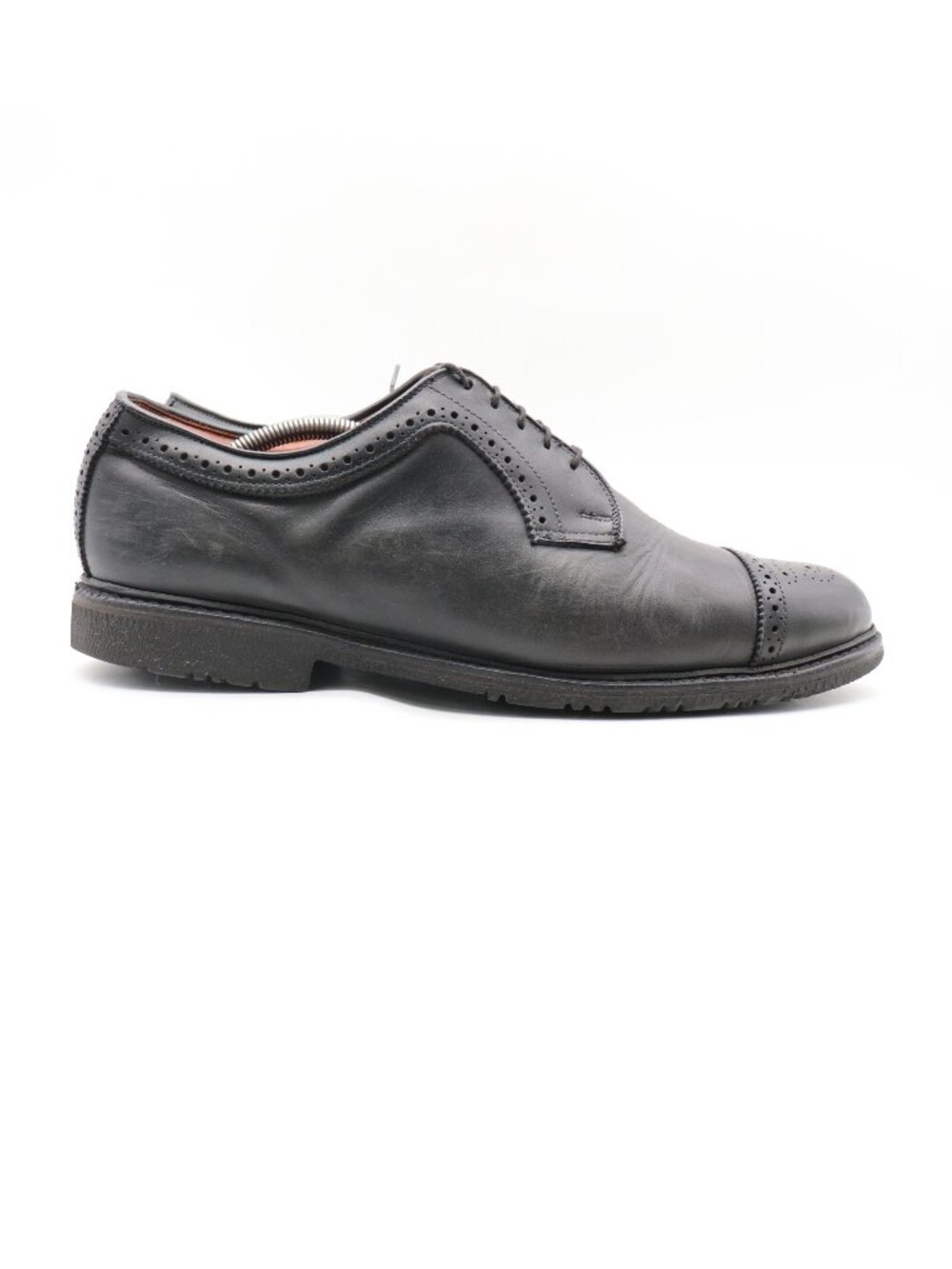 Allen Edmonds Hector Men's Size 13 D Black Leather Cap Toe Oxford Shoe